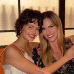 figlia teo mammucari con la mamma thais