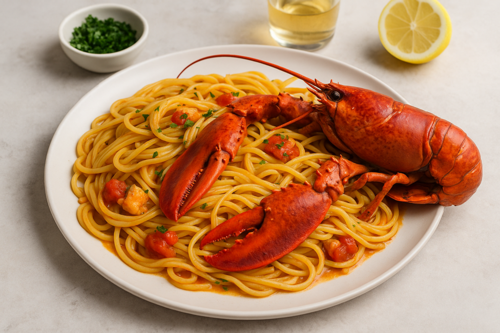 Linguine all'astice: la ricetta di Cannavacciuolo