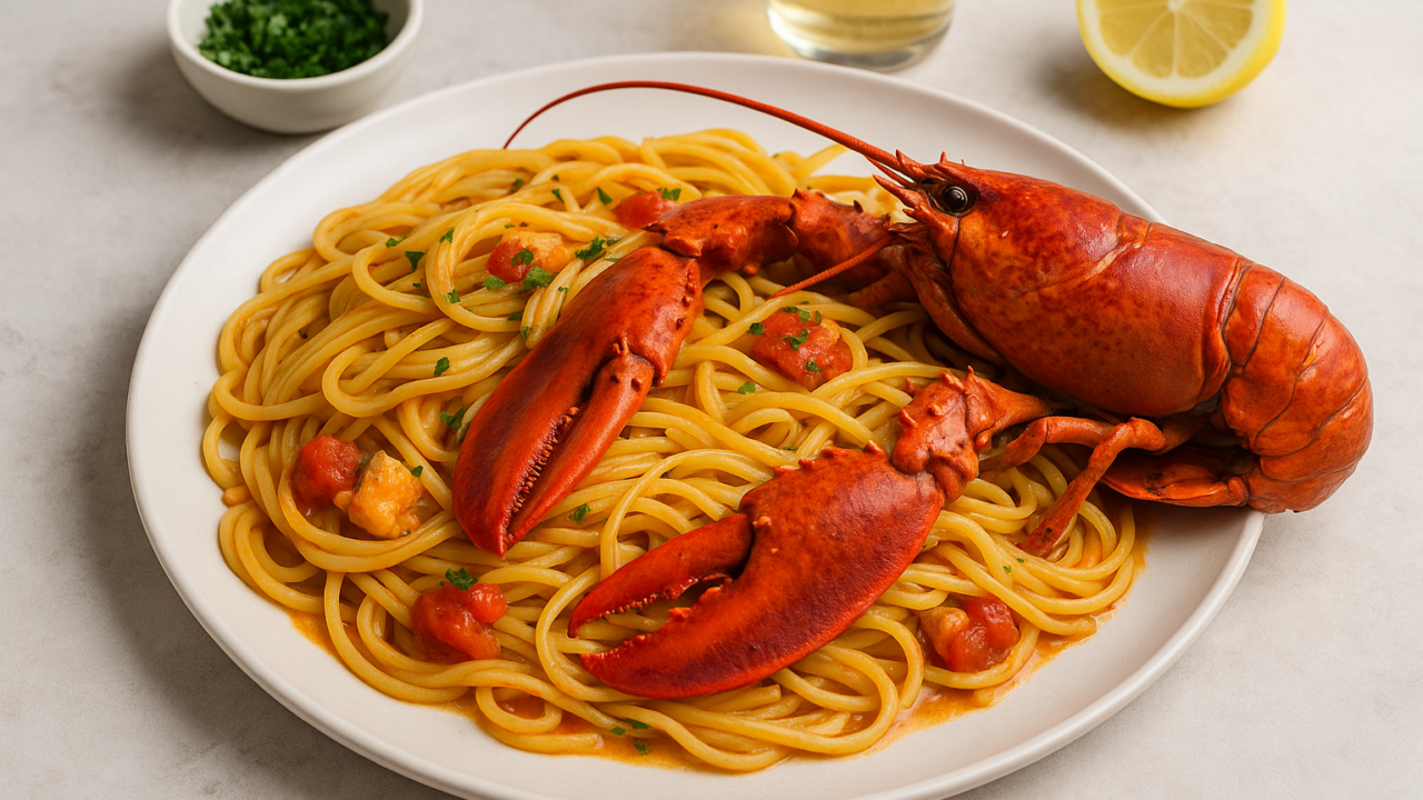 Linguine all'astice: la ricetta di Cannavacciuolo