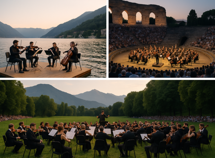 Musica in spazi non convenzionali: lago, cortile, arena