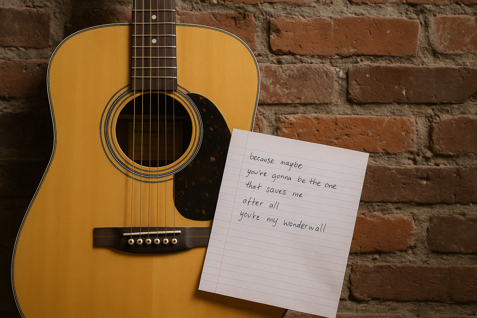 Wonderwall - testo Oasis (2)