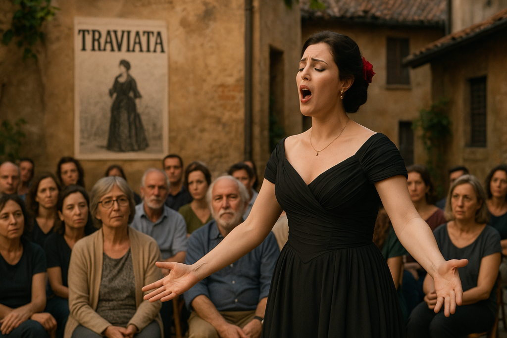 Firenze, 'Traviata da cortile' di Alessandro Baricco: la Traviata come progetto culturale divulgativo