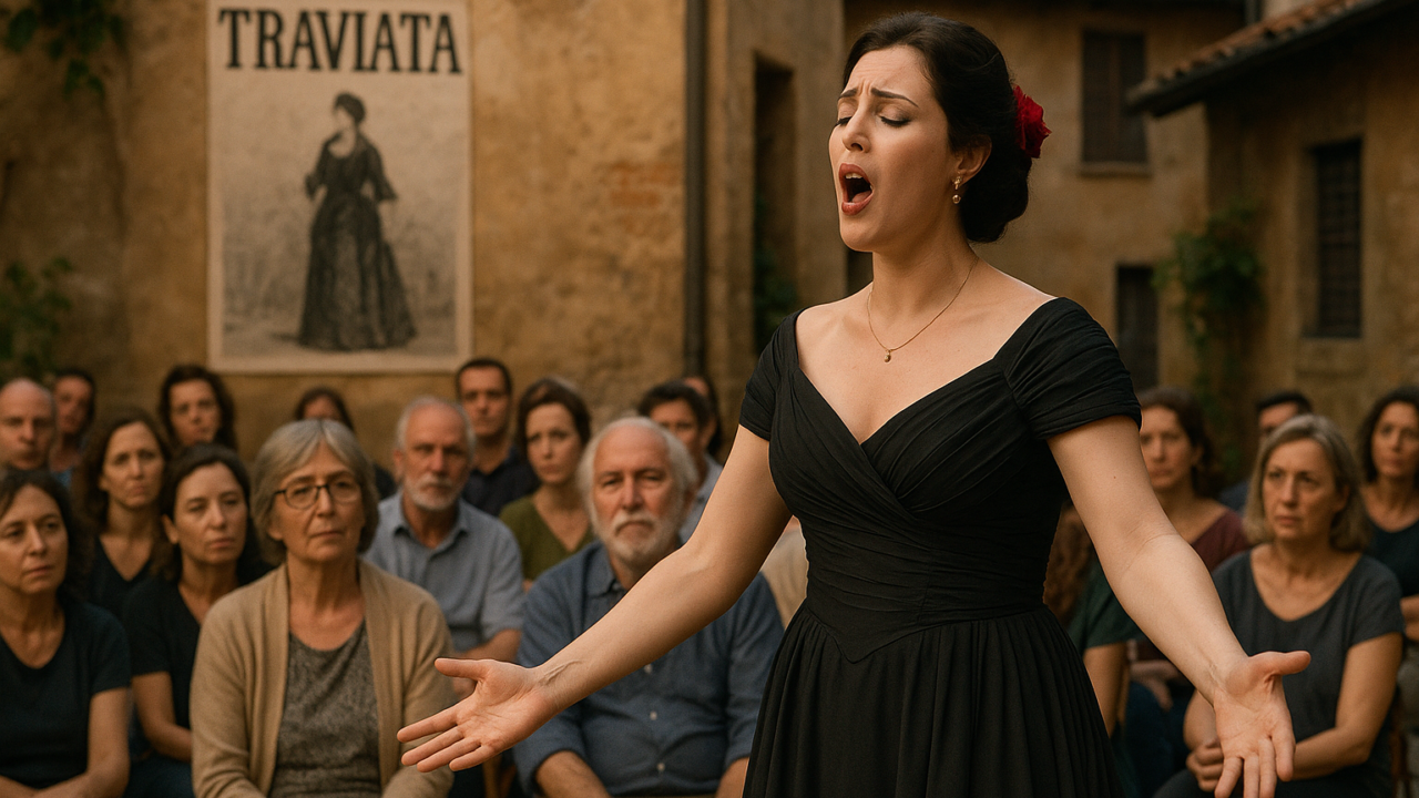 Firenze, 'Traviata da cortile' di Alessandro Baricco: la Traviata come progetto culturale divulgativo