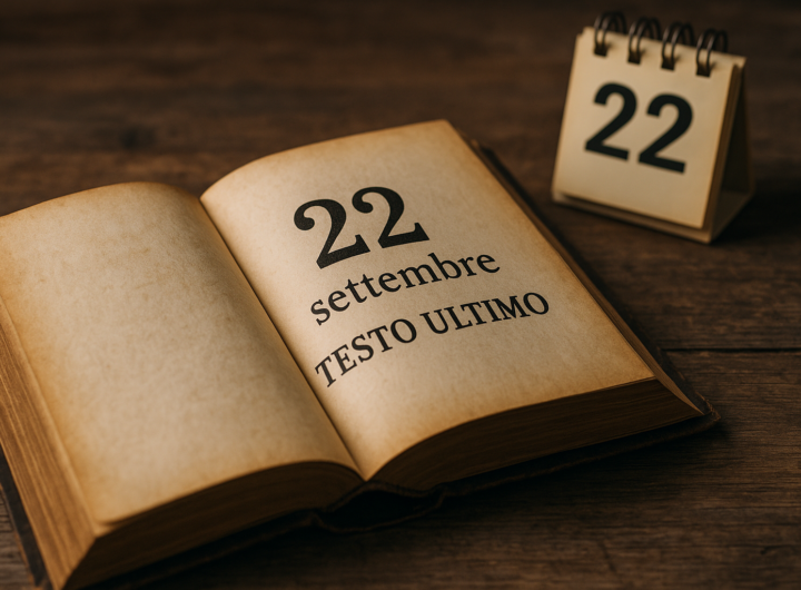 22 settembre - testo canzone Ultimo
