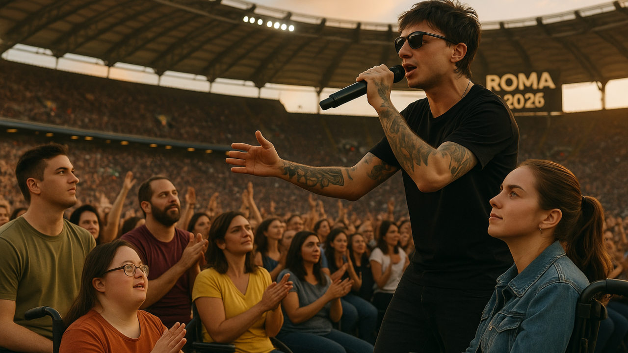 Ultimo, la Favola per sempre: concerto-evento a Roma con 1500 persone con disabilità
