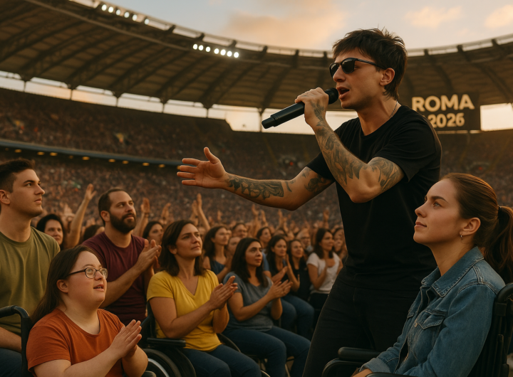 Ultimo, la Favola per sempre: concerto-evento a Roma con 1500 persone con disabilità