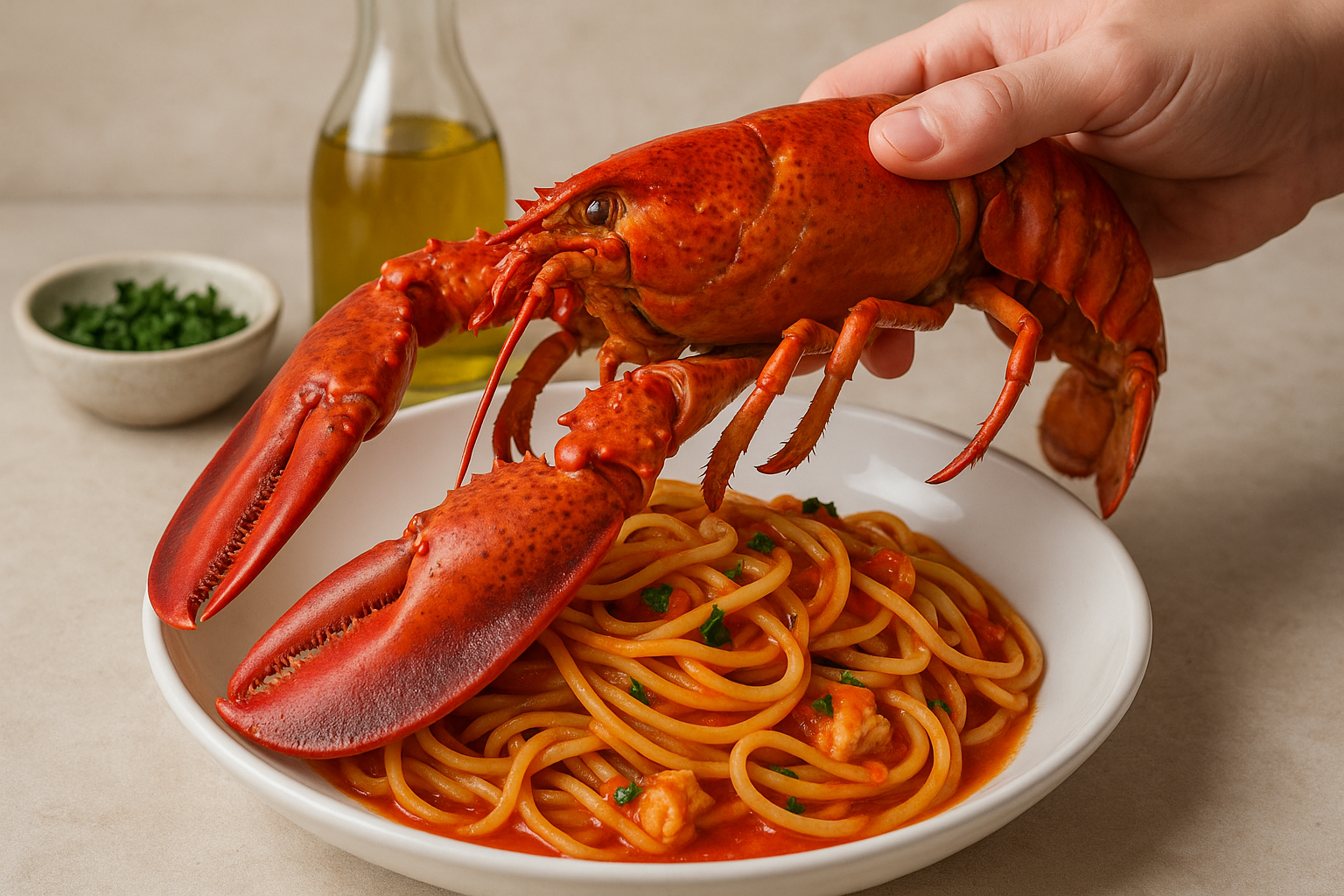 Linguine all'astice: la ricetta di Cannavacciuolo (2)